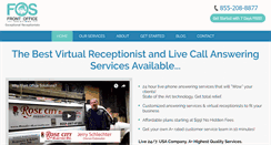 Desktop Screenshot of frontofficesolutions.net